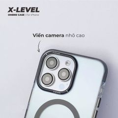 Case Ốp điện thoại iPhone Nhám Sọc ngang Hologram X-LEVEL chính hãng  iPhone 14/15/16/Pro/Promax