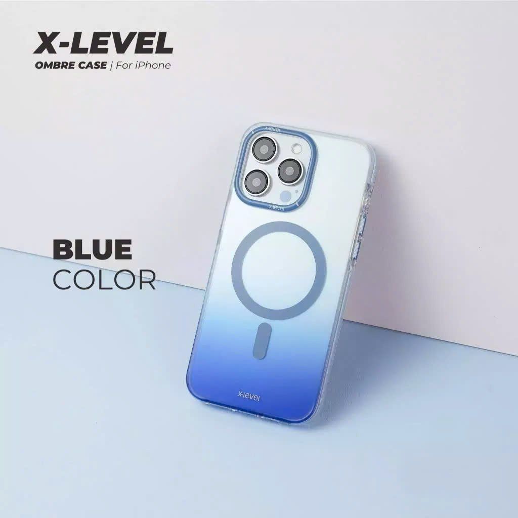 Case Ốp điện thoại iPhone Nhám Sọc ngang Hologram X-LEVEL chính hãng  iPhone 14/15/16/Pro/Promax