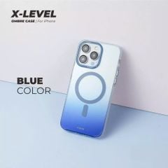 Case Ốp điện thoại iPhone Nhám Sọc ngang Hologram X-LEVEL chính hãng  iPhone 14/15/16/Pro/Promax