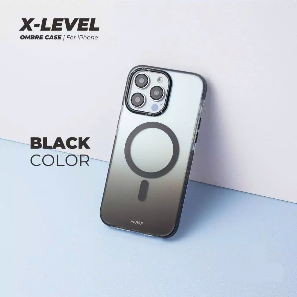 Case Ốp điện thoại iPhone Nhám Sọc ngang Hologram X-LEVEL chính hãng  iPhone 14/15/16/Pro/Promax