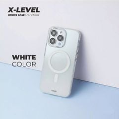 Case Ốp điện thoại iPhone Nhám Sọc ngang Hologram X-LEVEL chính hãng  iPhone 14/15/16/Pro/Promax