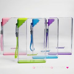 Bình nhựa trong suốt không BPA hình chữ nhật với dung tích 420ml tiện dụng