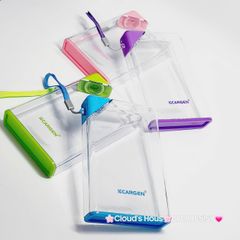 Bình nhựa trong suốt không BPA hình chữ nhật với dung tích 420ml tiện dụng