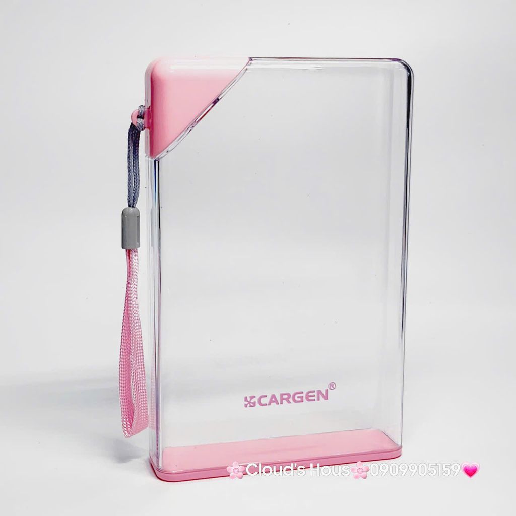 Bình nhựa trong suốt không BPA hình chữ nhật với dung tích 420ml tiện dụng