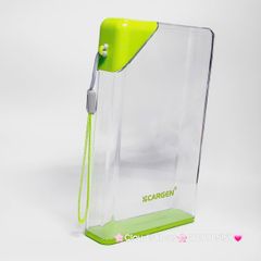 Bình nhựa trong suốt không BPA hình chữ nhật với dung tích 420ml tiện dụng