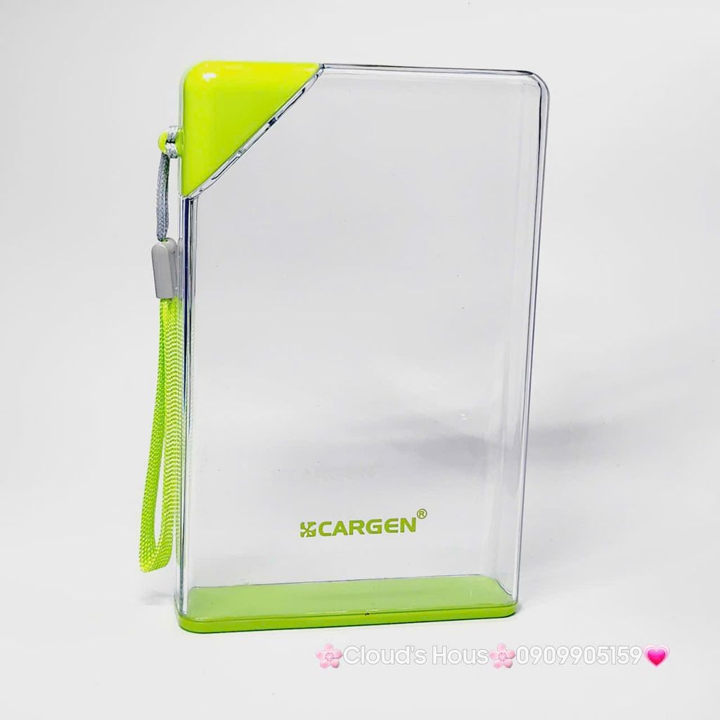 Bình nhựa trong suốt không BPA hình chữ nhật với dung tích 420ml tiện dụng