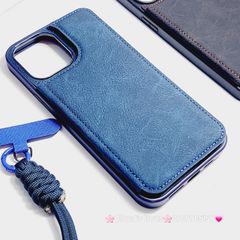 Case Ốp điện thoại iPhone Da Đựng Card Chống Dựng Kèm Dây Đeo iPhone 13/14/15/16/Pro/Promax