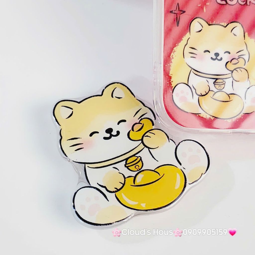 POPSOCKET Các Mẫu Mèo May Mắn