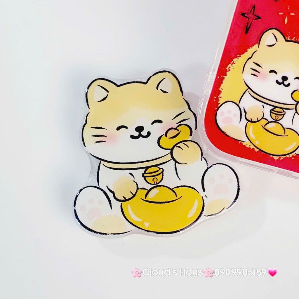 POPSOCKET Các Mẫu Mèo May Mắn