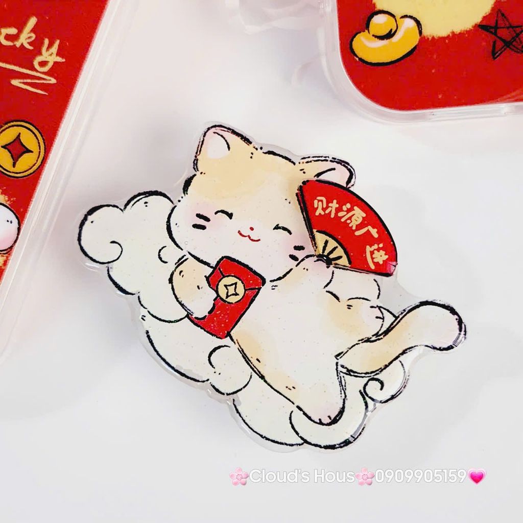 POPSOCKET Các Mẫu Mèo May Mắn