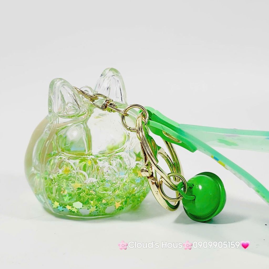 Móc Khóa Mộng Nước Bling Bling Kim Tuyến