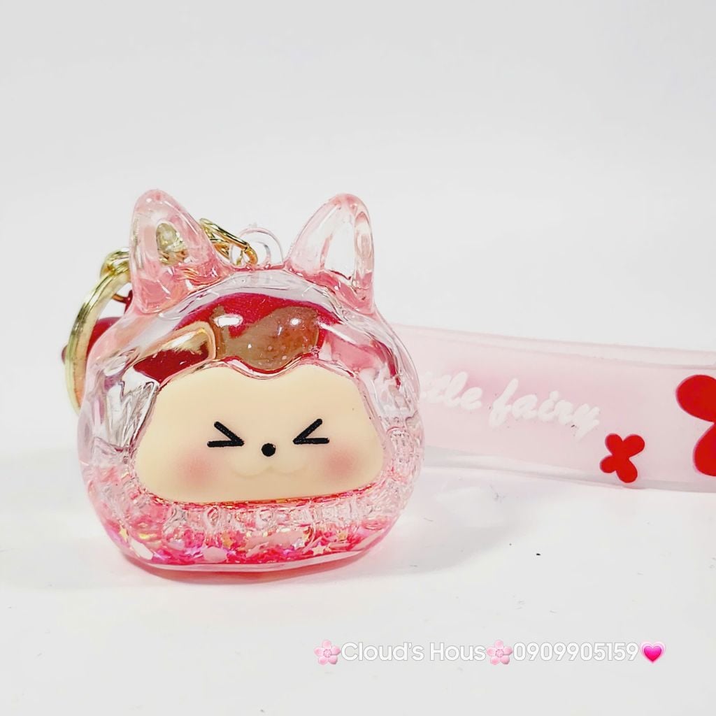 Móc Khóa Mộng Nước Bling Bling Kim Tuyến