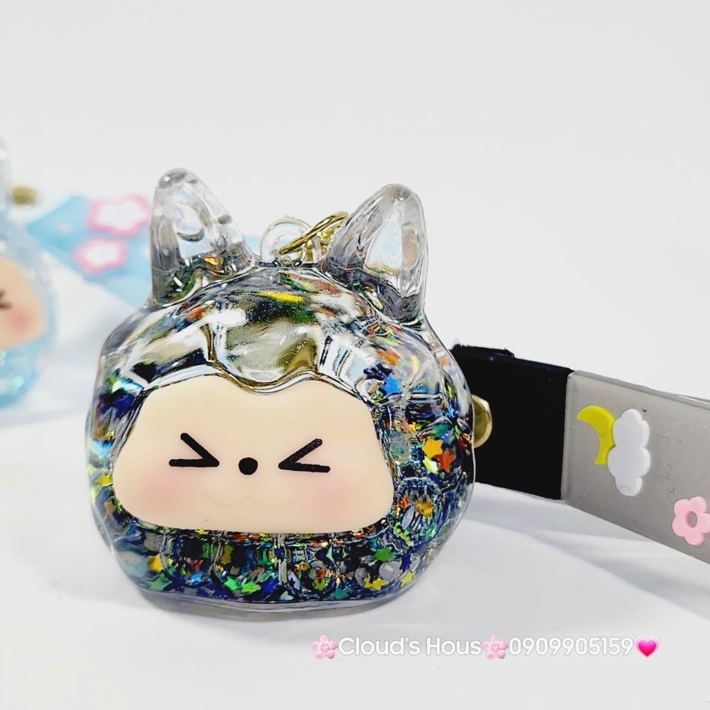 Móc Khóa Mộng Nước Bling Bling Kim Tuyến