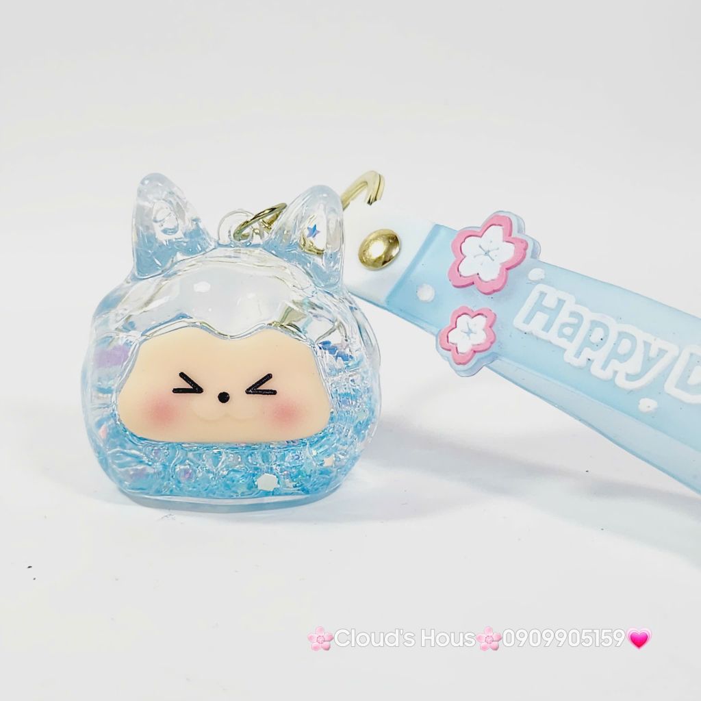 Móc Khóa Mộng Nước Bling Bling Kim Tuyến