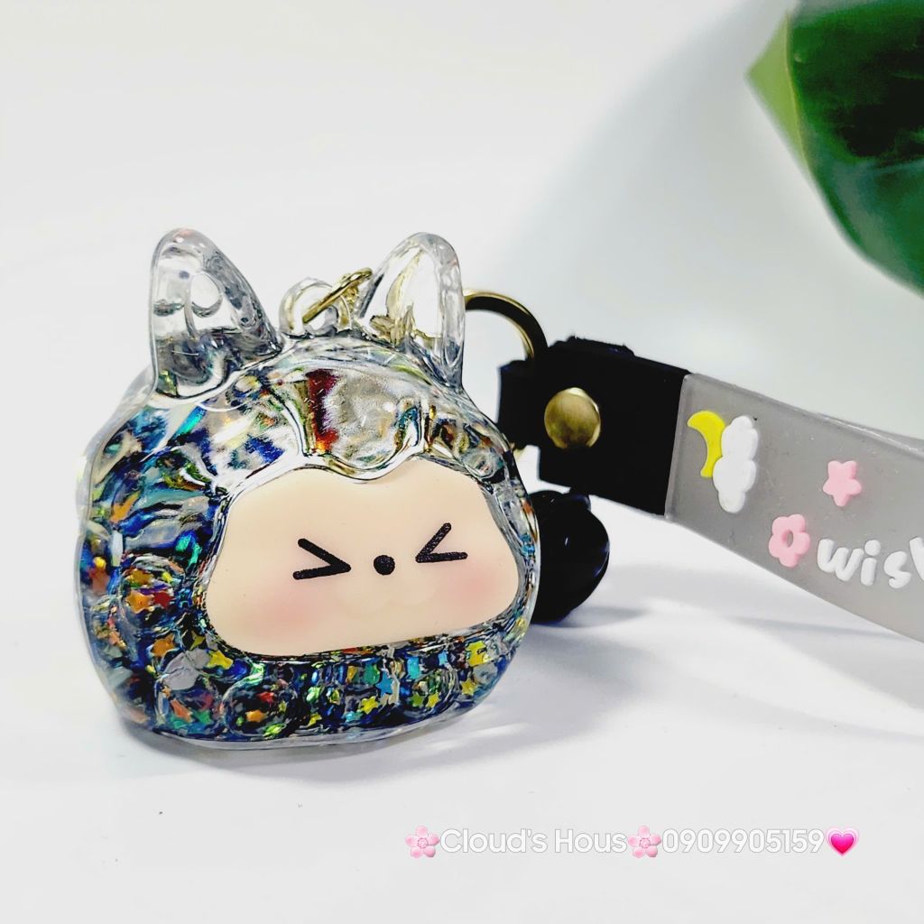 Móc Khóa Mộng Nước Bling Bling Kim Tuyến