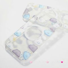 Case Ốp điện thoại iPhone Đám Mây Ánh Tim Trong Magsafe iPhone 11/12/13/14/15/16/Pro/Promax