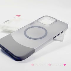 Case Ốp điện thoại iPhone Likgus Màu Nhám Khung Ráp Magsafe Siêu Mỏng Không Vàng iPhone 15/16/Pro/Promax