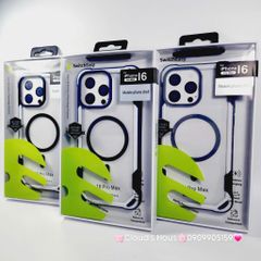 Case Ốp điện thoại iPhone Switcheasy Chống Shock 4 Góc Viền Màu 16/Plus/Pro/Promax