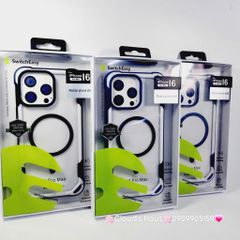 Case Ốp điện thoại iPhone Switcheasy Chống Shock 4 Góc Viền Màu 16/Plus/Pro/Promax