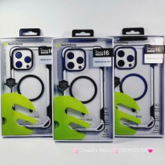 Case Ốp điện thoại iPhone Switcheasy Chống Shock 4 Góc Viền Màu 16/Plus/Pro/Promax