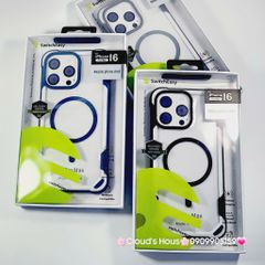 Case Ốp điện thoại iPhone Switcheasy Chống Shock 4 Góc Viền Màu 16/Plus/Pro/Promax