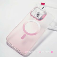 Case Ốp điện thoại iPhone Likgus Nhám Ombre Magsafe Viền Màu Không Vàng Chống Dựng khung Camera iPhone 16/Pro/Promax