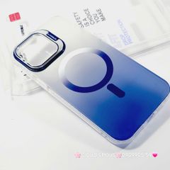Case Ốp điện thoại iPhone Likgus Nhám Ombre Magsafe Viền Màu Không Vàng Chống Dựng khung Camera iPhone 16/Pro/Promax