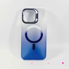 Case Ốp điện thoại iPhone Likgus Nhám Ombre Magsafe Viền Màu Không Vàng Chống Dựng khung Camera iPhone 16/Pro/Promax