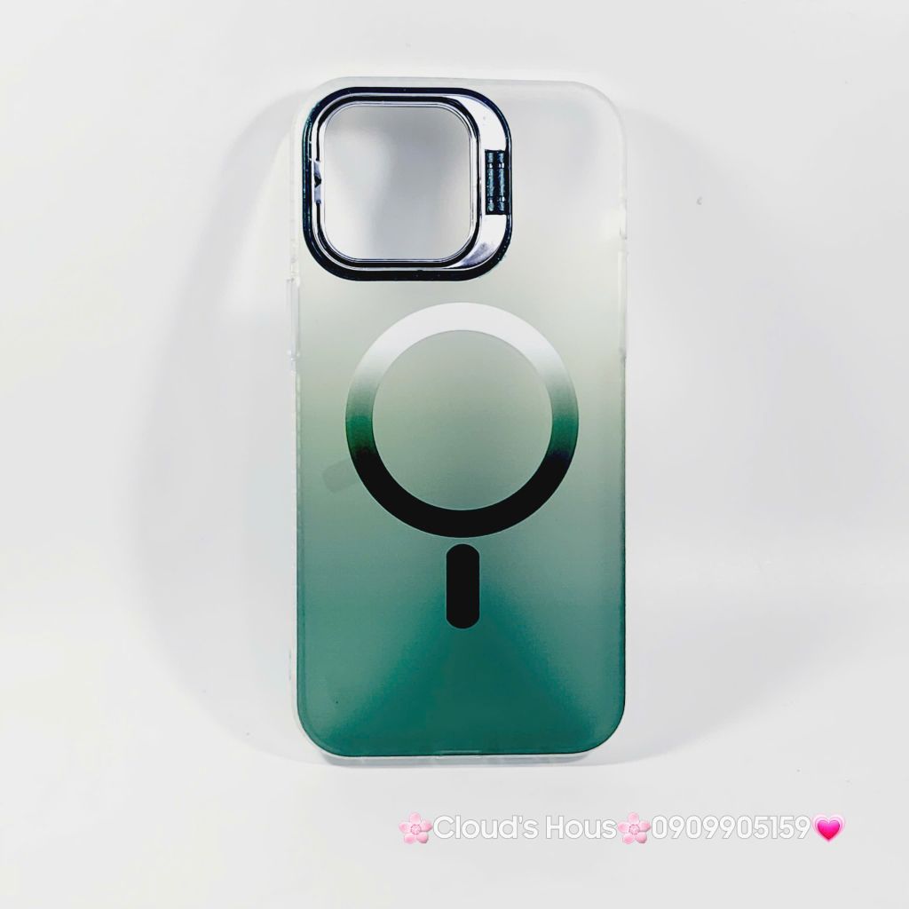 Case Ốp điện thoại iPhone Likgus Nhám Ombre Magsafe Viền Màu Không Vàng Chống Dựng khung Camera iPhone 16/Pro/Promax