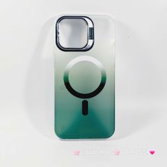 Case Ốp điện thoại iPhone Likgus Nhám Ombre Magsafe Viền Màu Không Vàng Chống Dựng khung Camera iPhone 16/Pro/Promax