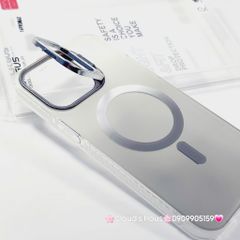 Case Ốp điện thoại iPhone Likgus Nhám Ombre Magsafe Viền Màu Không Vàng Chống Dựng khung Camera iPhone 16/Pro/Promax
