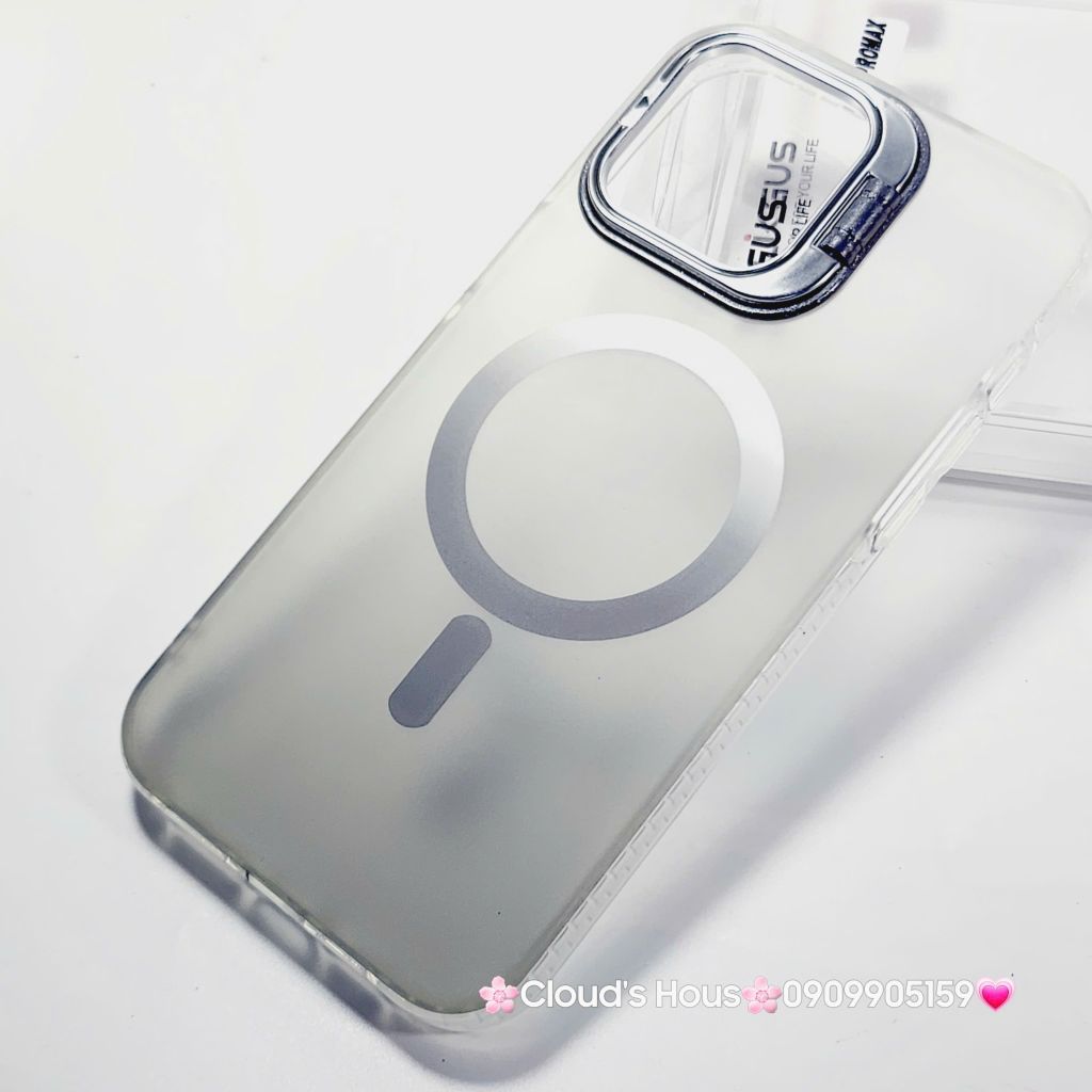 Case Ốp điện thoại iPhone Likgus Nhám Ombre Magsafe Viền Màu Không Vàng Chống Dựng khung Camera iPhone 16/Pro/Promax