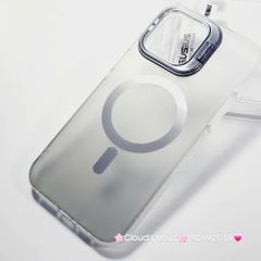 Case Ốp điện thoại iPhone Likgus Nhám Ombre Magsafe Viền Màu Không Vàng Chống Dựng khung Camera iPhone 16/Pro/Promax