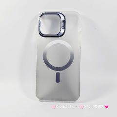Case Ốp điện thoại iPhone Likgus Nhám Ombre Magsafe Viền Màu Không Vàng Chống Dựng khung Camera iPhone 16/Pro/Promax