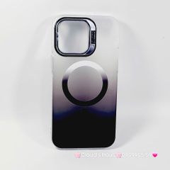 Case Ốp điện thoại iPhone Likgus Nhám Ombre Magsafe Viền Màu Không Vàng Chống Dựng khung Camera iPhone 16/Pro/Promax