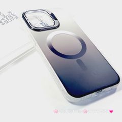 Case Ốp điện thoại iPhone Likgus Nhám Ombre Magsafe Viền Màu Không Vàng Chống Dựng khung Camera iPhone 16/Pro/Promax
