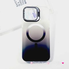 Case Ốp điện thoại iPhone Likgus Nhám Ombre Magsafe Viền Màu Không Vàng Chống Dựng khung Camera iPhone 16/Pro/Promax