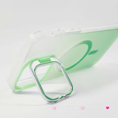 Case Ốp điện thoại iPhone Likgus Nhám Ombre Magsafe Viền Màu Không Vàng Chống Dựng khung Camera iPhone 16/Pro/Promax