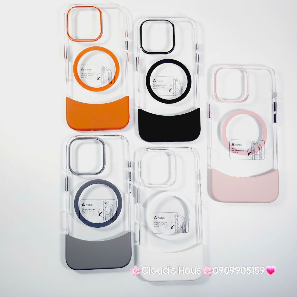 Case Ốp điện thoại iPhone Likgus Màu Bóng Khung Ráp Magsafe Siêu Mỏng Không Vàng iPhone 15/16/Pro/Promax