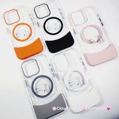 Case Ốp điện thoại iPhone Likgus Màu Bóng Khung Ráp Magsafe Siêu Mỏng Không Vàng iPhone 15/16/Pro/Promax
