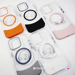 Case Ốp điện thoại iPhone Likgus Màu Bóng Khung Ráp Magsafe Siêu Mỏng Không Vàng iPhone 15/16/Pro/Promax