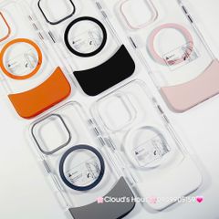 Case Ốp điện thoại iPhone Likgus Màu Bóng Khung Ráp Magsafe Siêu Mỏng Không Vàng iPhone 15/16/Pro/Promax