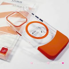 Case Ốp điện thoại iPhone Likgus Màu Bóng Khung Ráp Magsafe Siêu Mỏng Không Vàng iPhone 15/16/Pro/Promax