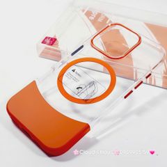 Case Ốp điện thoại iPhone Likgus Màu Bóng Khung Ráp Magsafe Siêu Mỏng Không Vàng iPhone 15/16/Pro/Promax