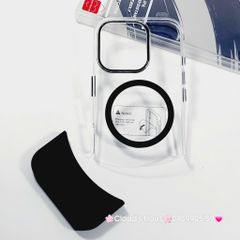 Case Ốp điện thoại iPhone Likgus Màu Bóng Khung Ráp Magsafe Siêu Mỏng Không Vàng iPhone 15/16/Pro/Promax