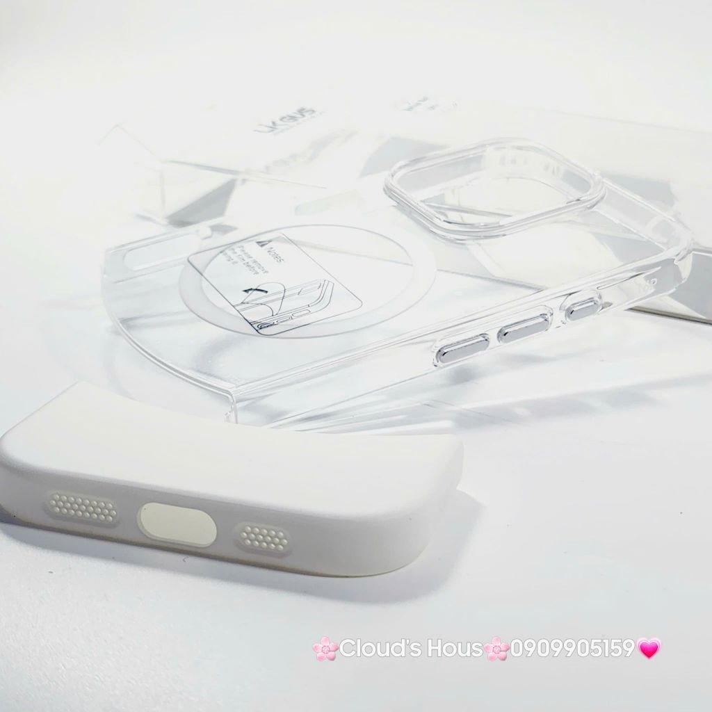 Case Ốp điện thoại iPhone Likgus Màu Bóng Khung Ráp Magsafe Siêu Mỏng Không Vàng iPhone 15/16/Pro/Promax