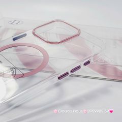 Case Ốp điện thoại iPhone Likgus Màu Bóng Khung Ráp Magsafe Siêu Mỏng Không Vàng iPhone 15/16/Pro/Promax