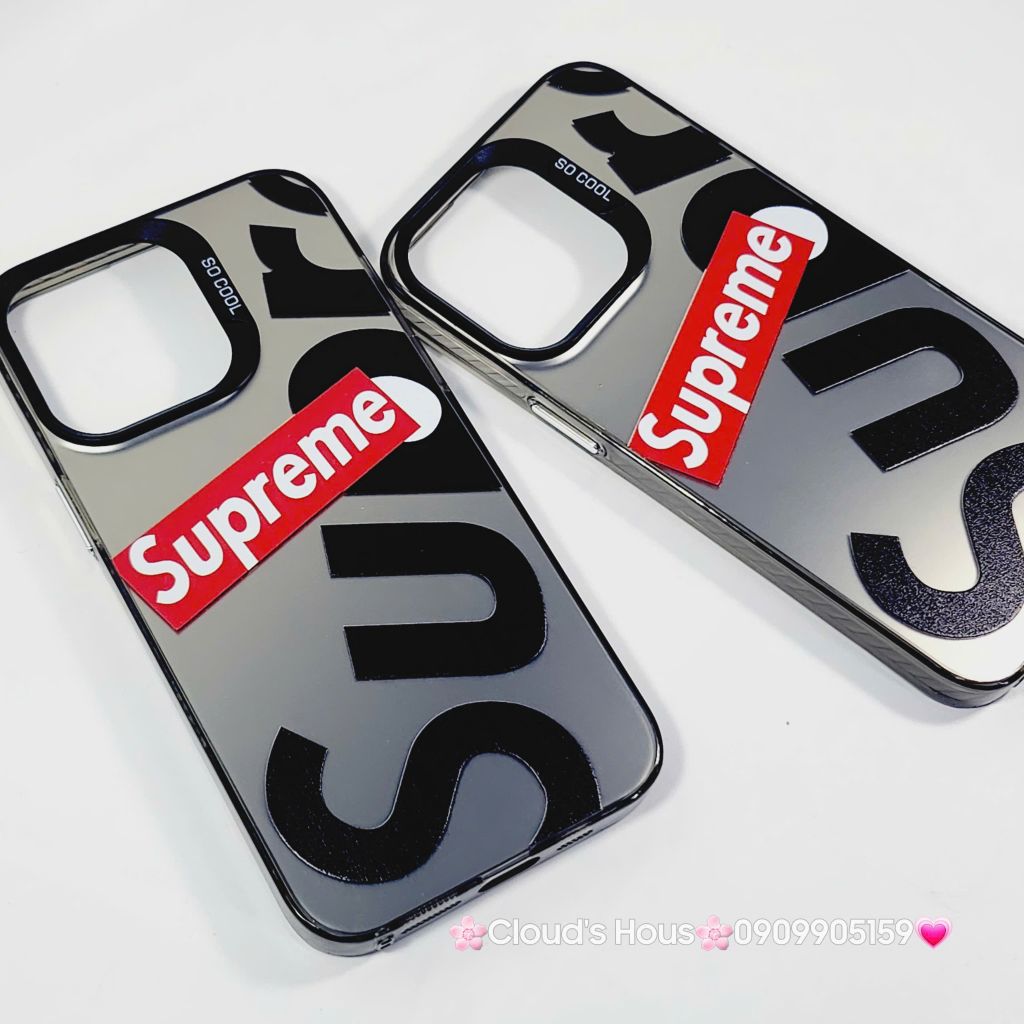 Case Ốp điện thoại iPhone Đen Nhám So Cool Supreme iPhone 11/12/13/14/15/Pro/Promax