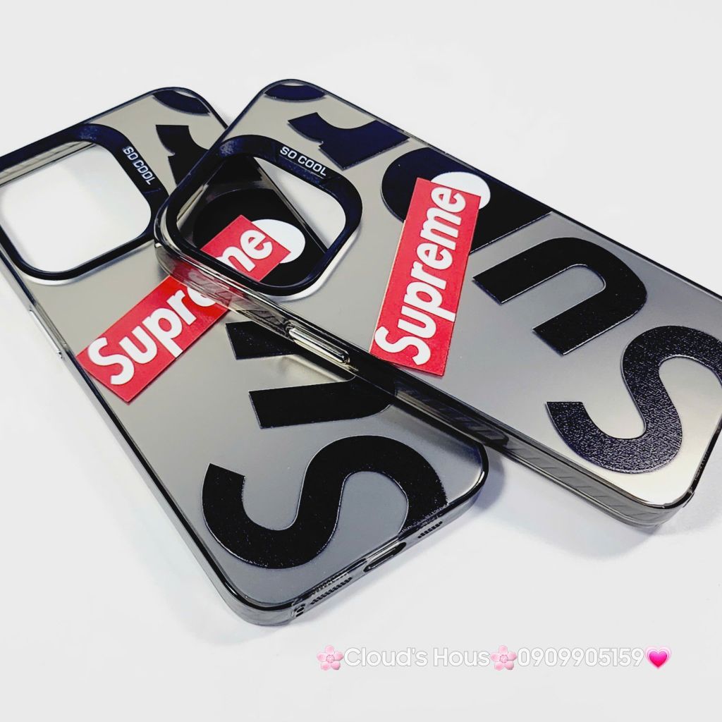 Case Ốp điện thoại iPhone Đen Nhám So Cool Supreme iPhone 11/12/13/14/15/Pro/Promax