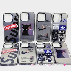 Case Ốp điện thoại iPhone Đen Nhám So Cool Nike Stickers iPhone 11/12/13/14/15/Pro/Promax